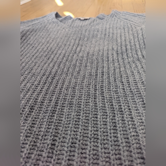 Lucky Brand Light Blue Knit Sweater Large - Picture 4 of 9